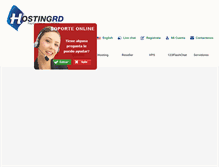 Tablet Screenshot of hostingrd.com